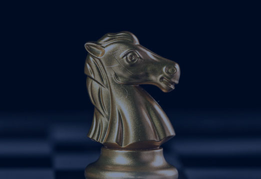 象征进取精神的骑士棋子